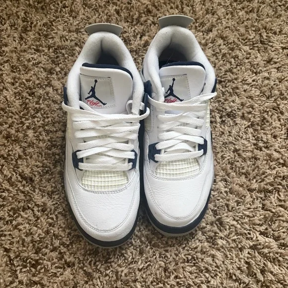 Air Jordan 4 Midnight Navy Womens Size 8 - Picture 2 of 6